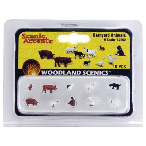 WOODLAND SCENICS N Barnyard Animals