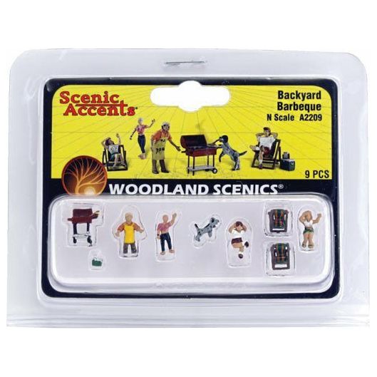 WOODLAND SCENICS N Backyard Barbeque