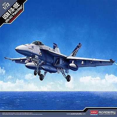 ACADEMY 1/72 USN F/A 18E VFA-143 "Pukin Dogs" Super Hornet