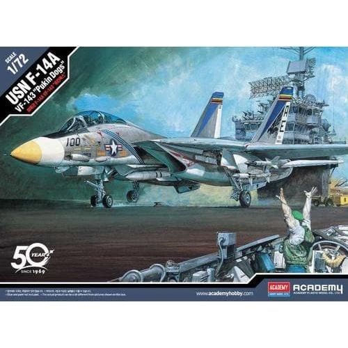 ACADEMY 1/72 USN F-14A "VF-143 Pukin Dogs"