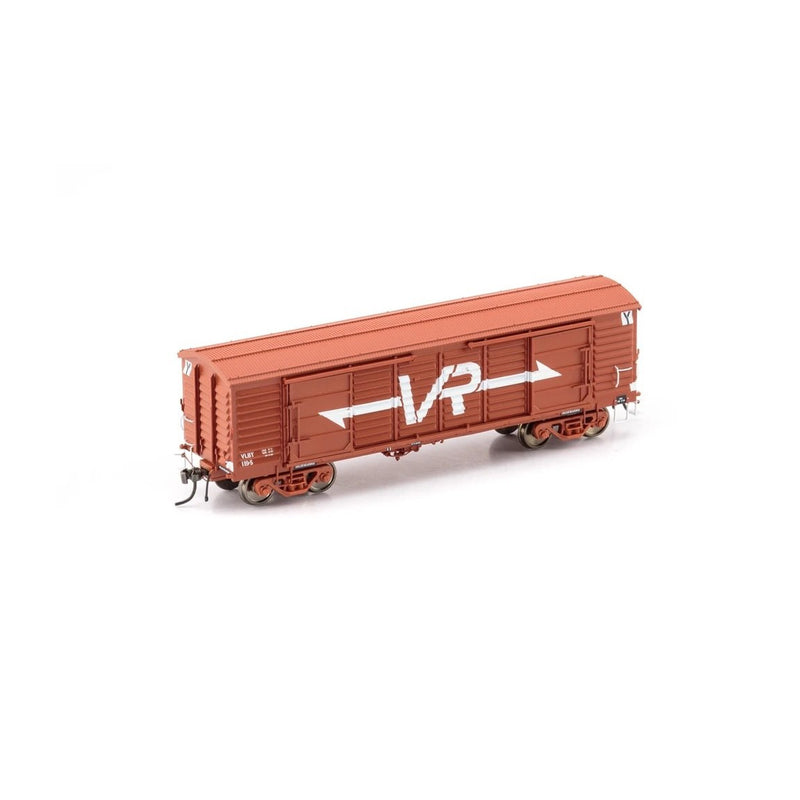 AUSCISION HO VLPY Louvre Van VR Wagon Red with Large VR Logo - 2 Car Pack