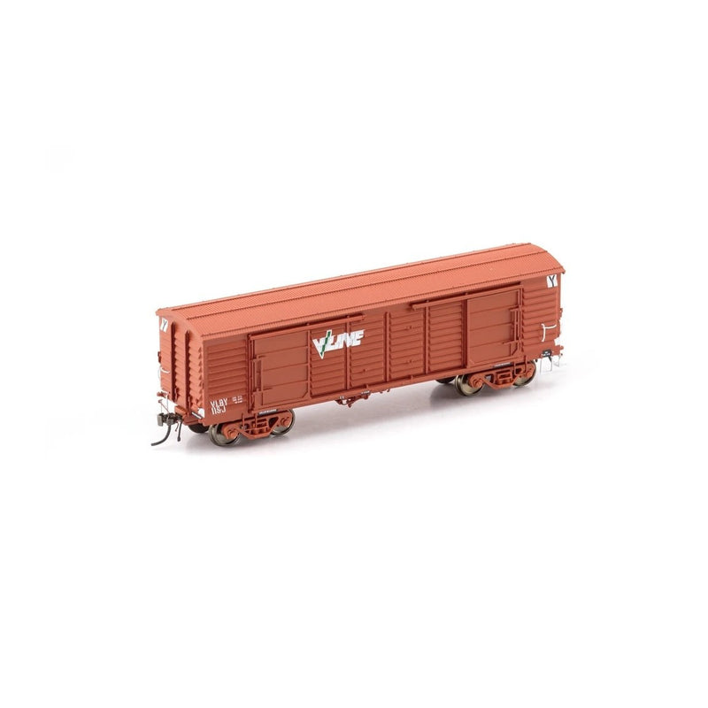 AUSCISION HO VLBY Louvre Van, VR Wagon Red with V/Line Logo - 2 Car Pack