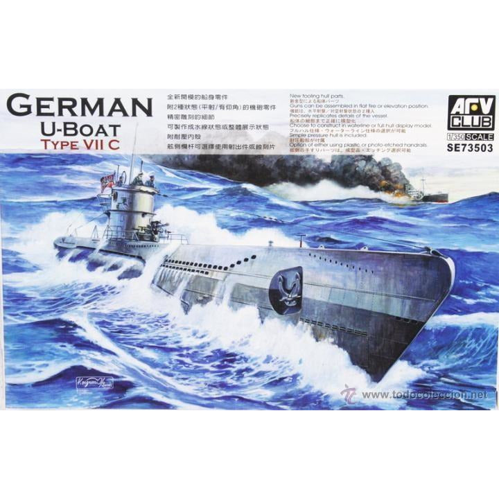 AFV CLUB 1/350 German U-Boat Type VII/C