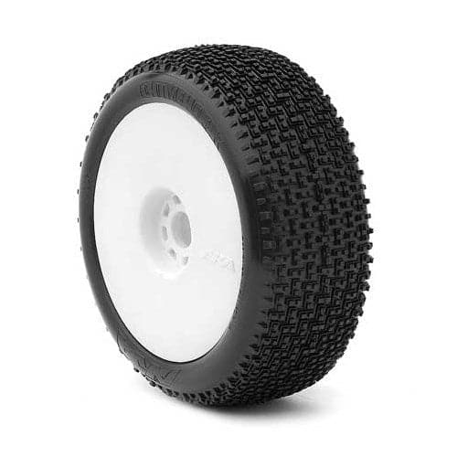 AKA 1/8 Buggy Cityblock (Soft) EVO Wheel Pre-Mounted White