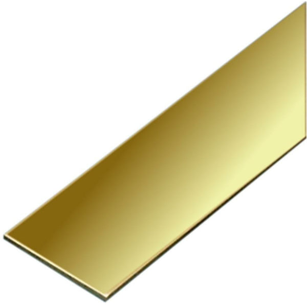 K&S Brass Strips .032IN 1/4IN & 1/2IN 2 ea