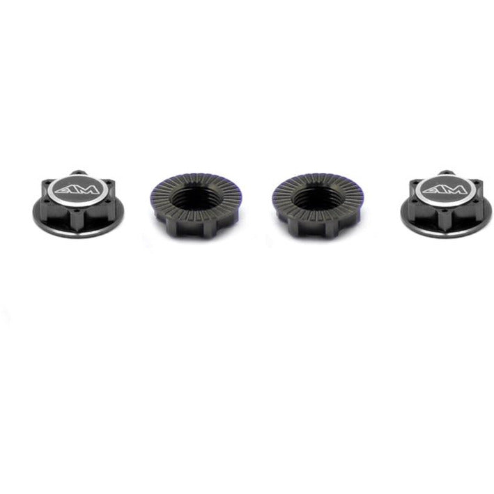 ARROWMAX Aluminium 1/8Th Wheel Nuts Closed End / Lightweight (Gray) (4)
