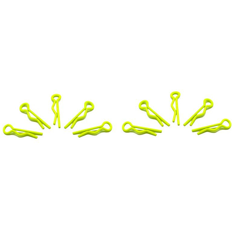 ARROWMAX Small Body Clip 1/10 - Fluorescent Yellow(10)