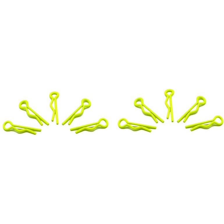 ARROWMAX Small Body Clip 1/10 - Fluorescent Yellow(10)