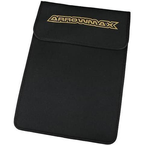 ARROWMAX Bag For Graphite Set-Up Board (1/12 & 1/10 Cars) Black Golden