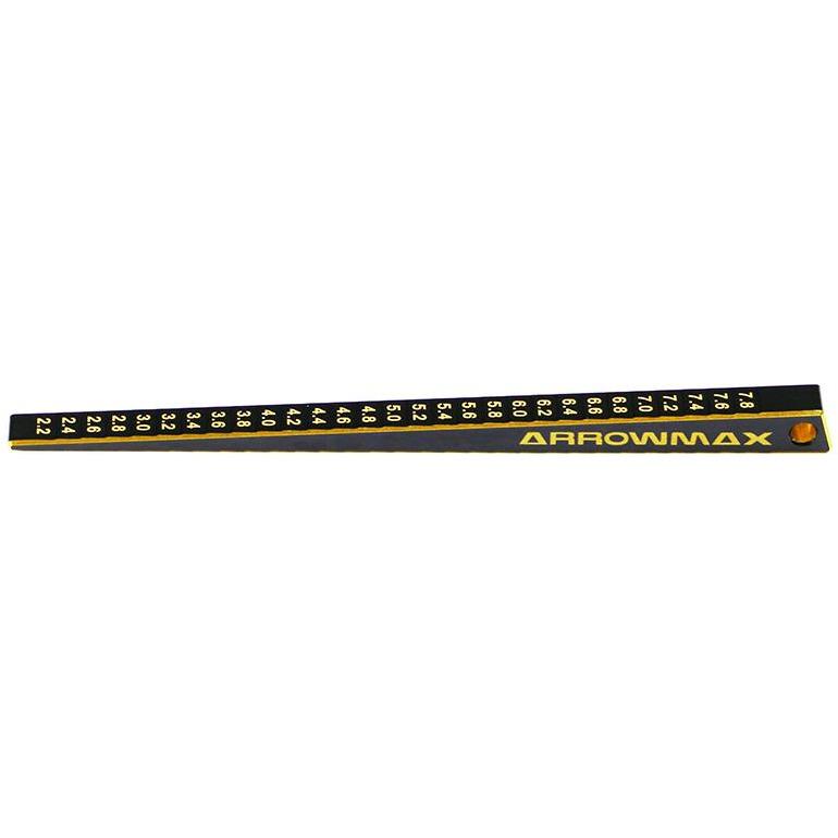 ARROWMAX Ultra-Fine Chassis Ride Height Gauge 2-8mm (0.1mm) Black Golden