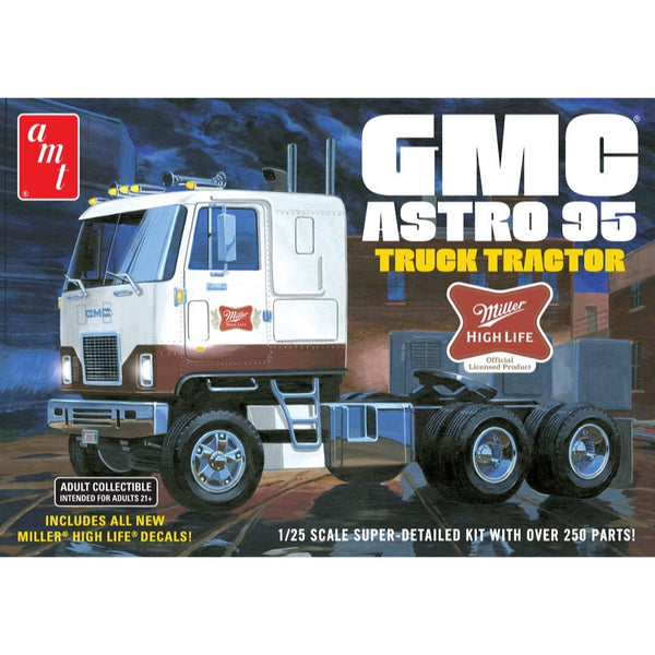 AMT 1/25 GMC Astro 95 Semi Tractor (Miller Beer)