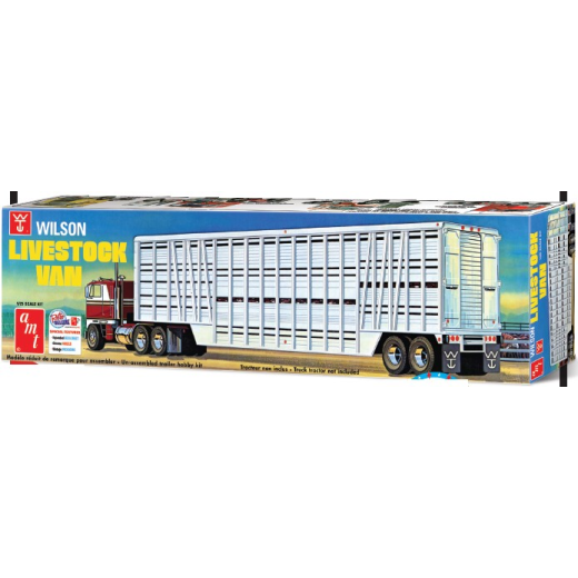 AMT 1/25 Wilson Livestock Trailer