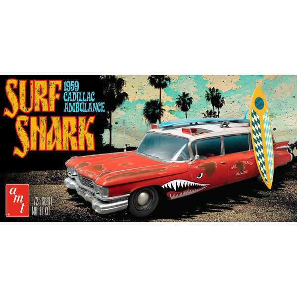 AMT 1/25 Surf Shark 1959 Cadillac Ambulance