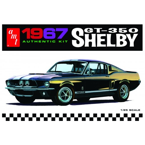 AMT 1/25 1967 Shelby GT350 - White Plastic Model Kit