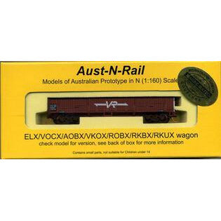 AUST-N-RAIL N VOCX (ELX) VR lettering no 246, includes Microtrains Bogies