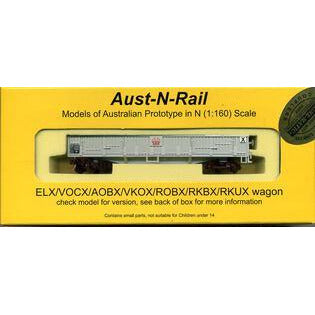 AUST-N-RAIL N - ELX SAR Lettering No 502, includes Microtrains Bogies