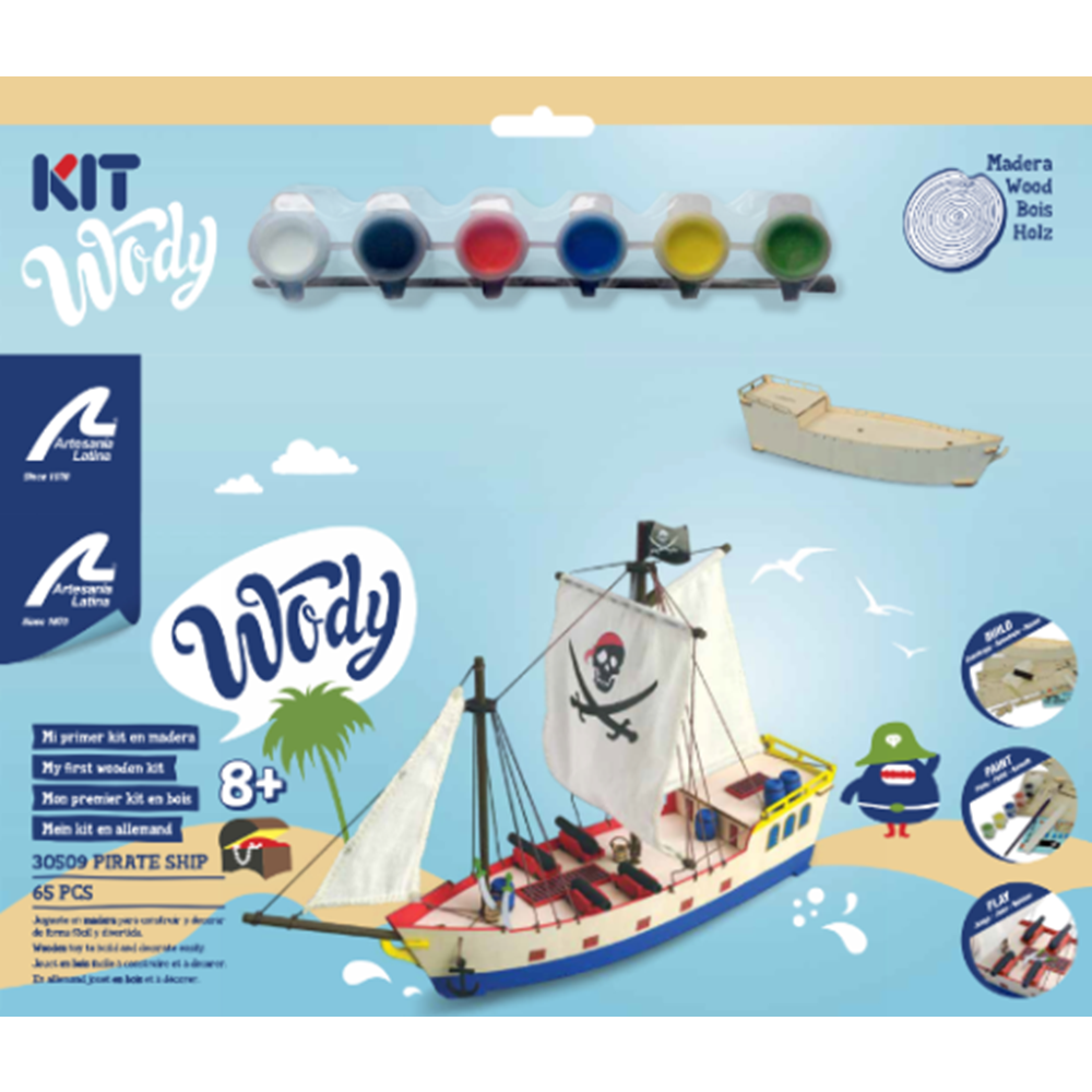 ARTESANIA My First Wooden Kit Pirate Ship