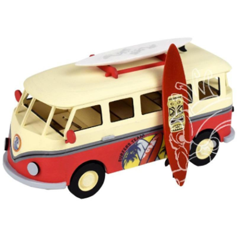 ARTESANIA My First Wooden Kit Surfer's Van