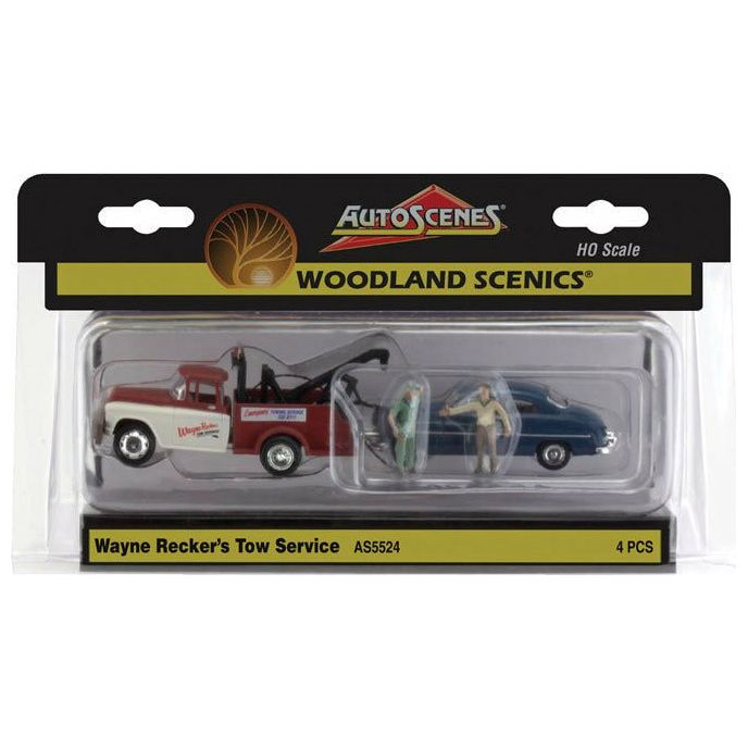 WOODLAND SCENICS HO Scale Wayne Recker's Tow Service