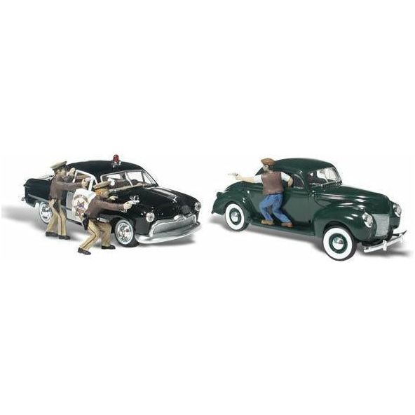 WOODLAND SCENICS HO Scale Getaway Gangsters