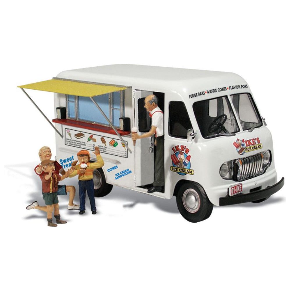 WOODLAND SCENICS HO Scale Ike's Ice Cream Truck