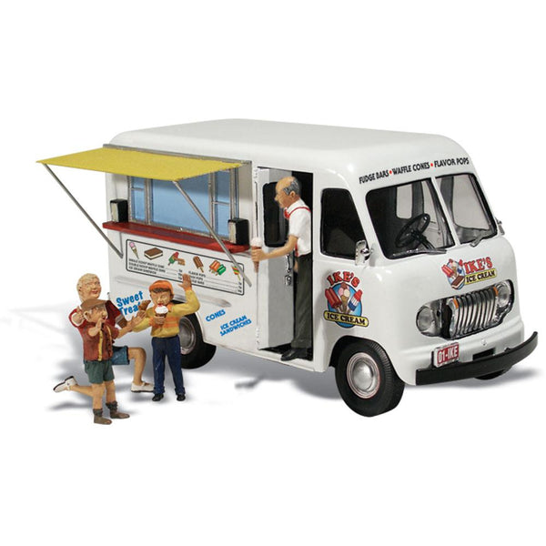 WOODLAND SCENICS HO Scale Ike's Ice Cream Truck