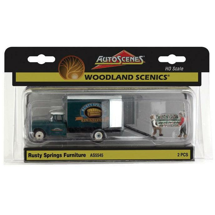 WOODLAND SCENICS HO Scale Rusty Springs Furniture