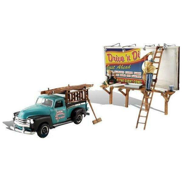 WOODLAND SCENICS HO Scale Sign Slingers