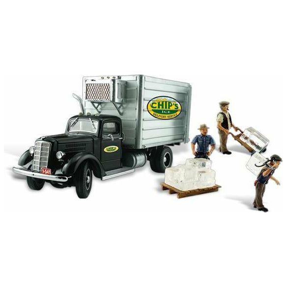 WOODLAND SCENICS HO Scale Chip's Ice Truck