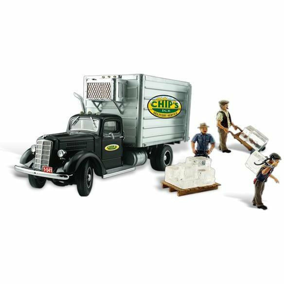 WOODLAND SCENICS HO Scale Chip's Ice Truck