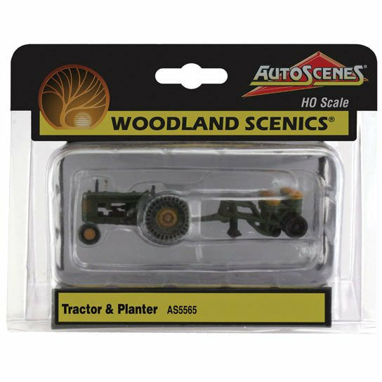 WOODLAND SCENICS HO Scale Tractor & Planter