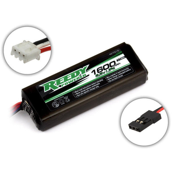 REEDY LiFe Pro 1600mAh 6.6V TX/RX Battery, Flat