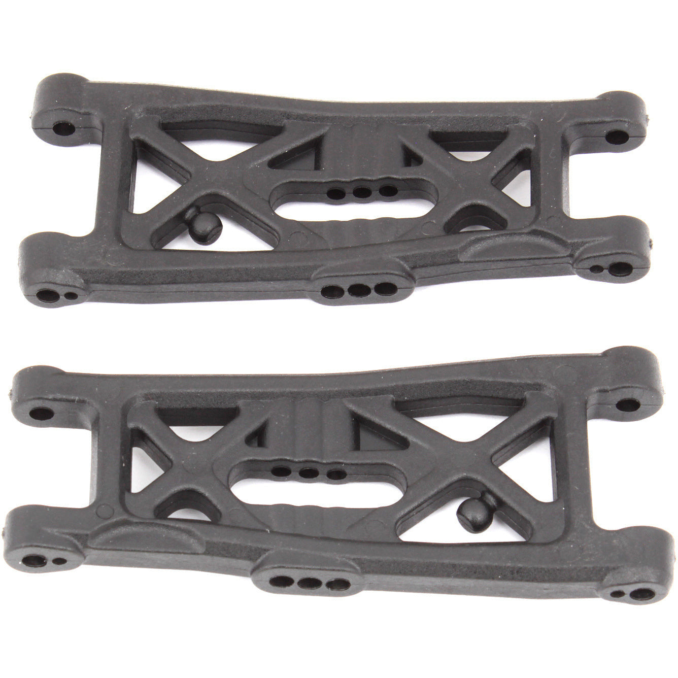 TEAM ASSOCIATED RC10B6 FT Front Suspension Arms, Gull wing, Carbon