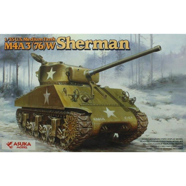 ASUKA 1/35 M4A3 (76) W Sherman