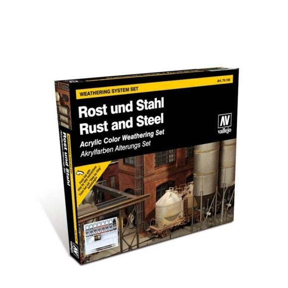 VALLEJO Model Colour Rust and Steel Box Set