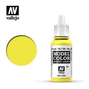 VALLEJO Model Colour Fluorescent Yellow 17ml