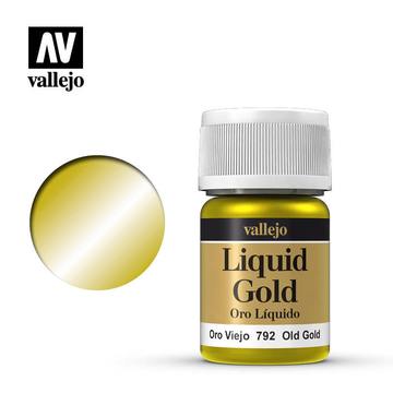 VALLEJO Model Colour Metallic Old Gold (Alcohol Base) 35ml