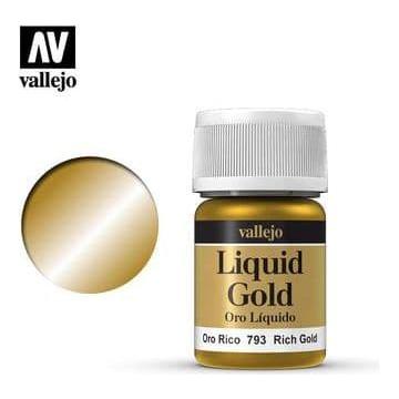 VALLEJO Model Colour Metallic Rich Gold (Alcohol Base) 35ml