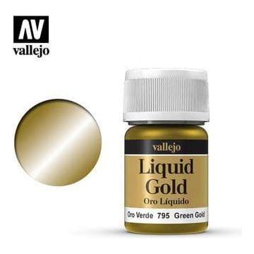 VALLEJO Model Colour Metallic Green Gold (Alcohol Base) 35m