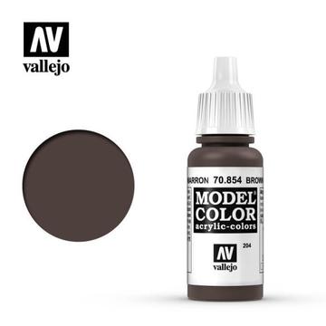 VALLEJO Model Colour Brown Glaze 17ml