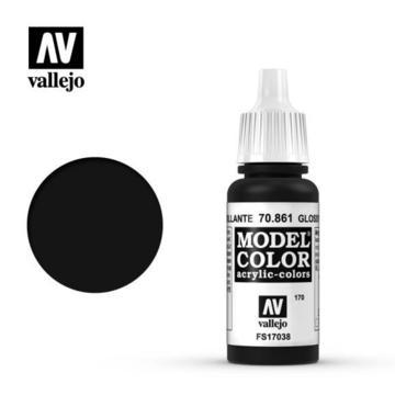 VALLEJO Model Colour Glossy Black 17ml