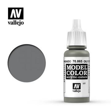 VALLEJO Model Colour Metallic Oily Steel 17ml