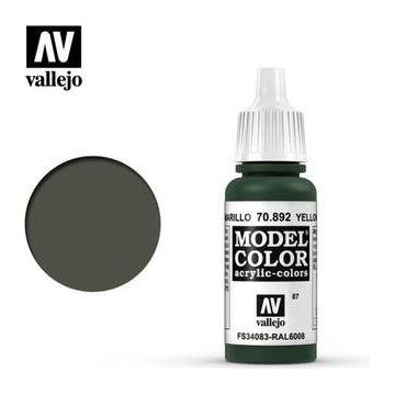 VALLEJO Model Colour Yellow Olive 17ml