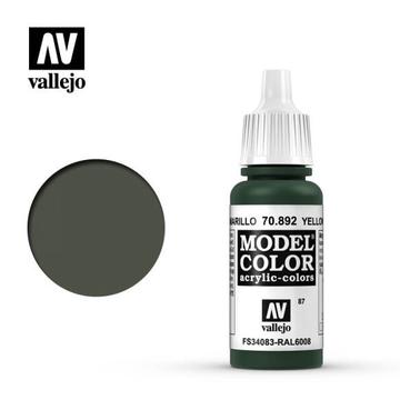 VALLEJO Model Colour Yellow Olive 17ml