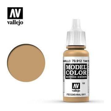 VALLEJO Model Colour Tan Yellow 17ml