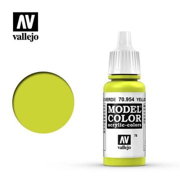 VALLEJO Model Colour Yellow Green 17ml