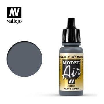 VALLEJO Model Air Medium Gunship Gray 17ml