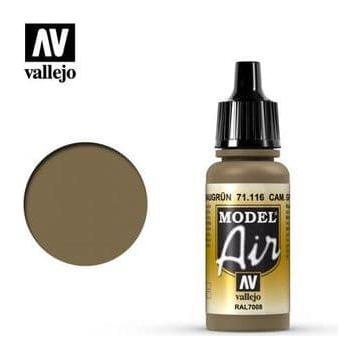 VALLEJO Model Air Cam Gray Green 17ml