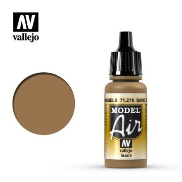 VALLEJO Model Air Sand Yellow RLM79 17ml