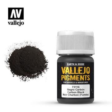 VALLEJO Pigments Carbon Black (Smoke Black) 30ml